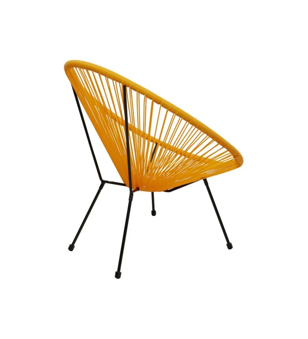 KARE Fotel ACAPULCO 85 cm pomarańczowy