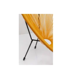 KARE Fotel ACAPULCO 85 cm pomarańczowy