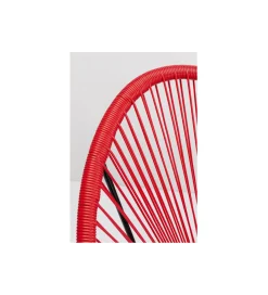 KARE Fotel ACAPULCO 85 cm wiśniowy