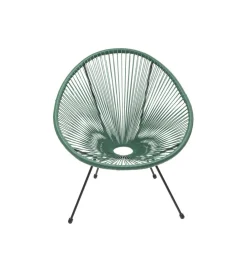 KARE Fotel ACAPULCO 85 cm zielony