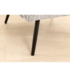 Invicta Interior - przedsprzedaż Fotel ARIANA Bouclé Greige