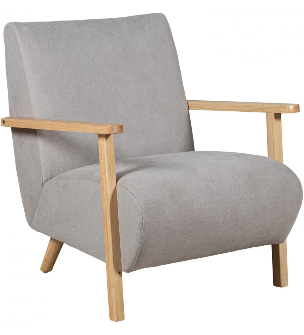 Exclusivas Fotel ARMESY 82 cm beżowy naturalny