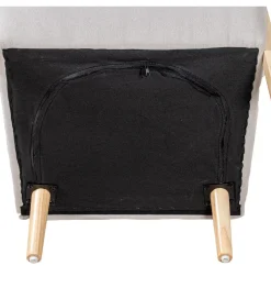 Exclusivas Fotel ARMESY 82 cm beżowy naturalny