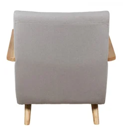 Exclusivas Fotel ARMESY 82 cm beżowy naturalny