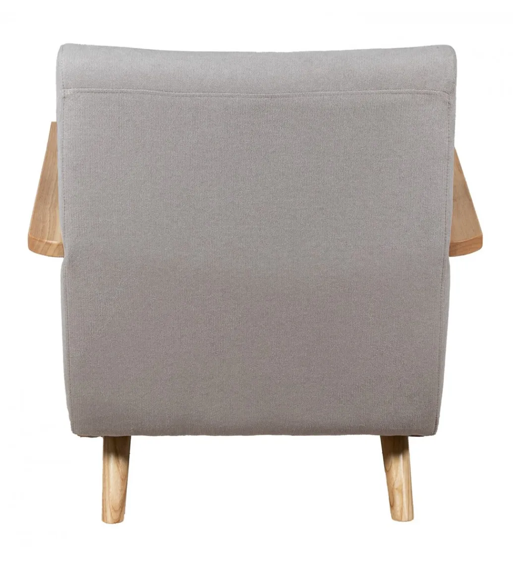 Exclusivas Fotel ARMESY 82 cm beżowy naturalny