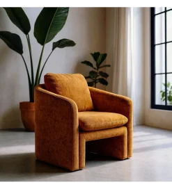 Zona-Design Fotel ATORAM 81 cm ochra