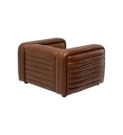 KARE Fotel AURELIO 116 cm brązowy
