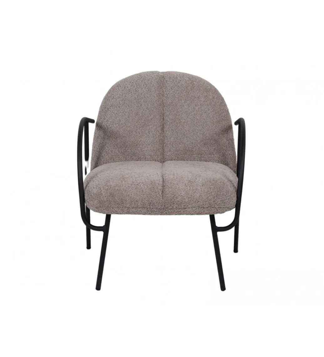 Imeri Fotel BADRU RIZO 67 cm szary