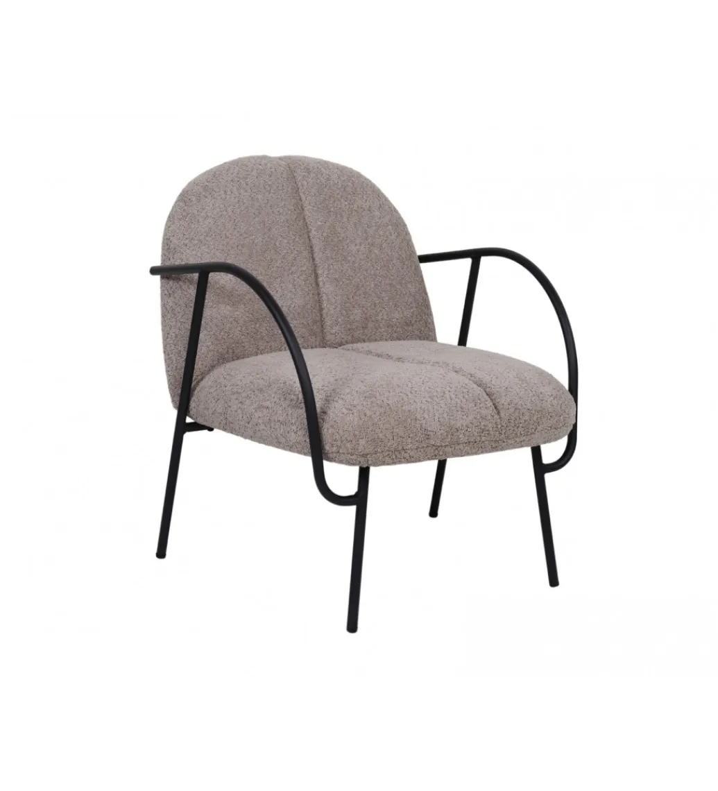 Imeri Fotel BADRU RIZO 67 cm szary