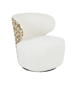 Zona-Design Fotel BITEJIDO 74 cm kremowa ochra