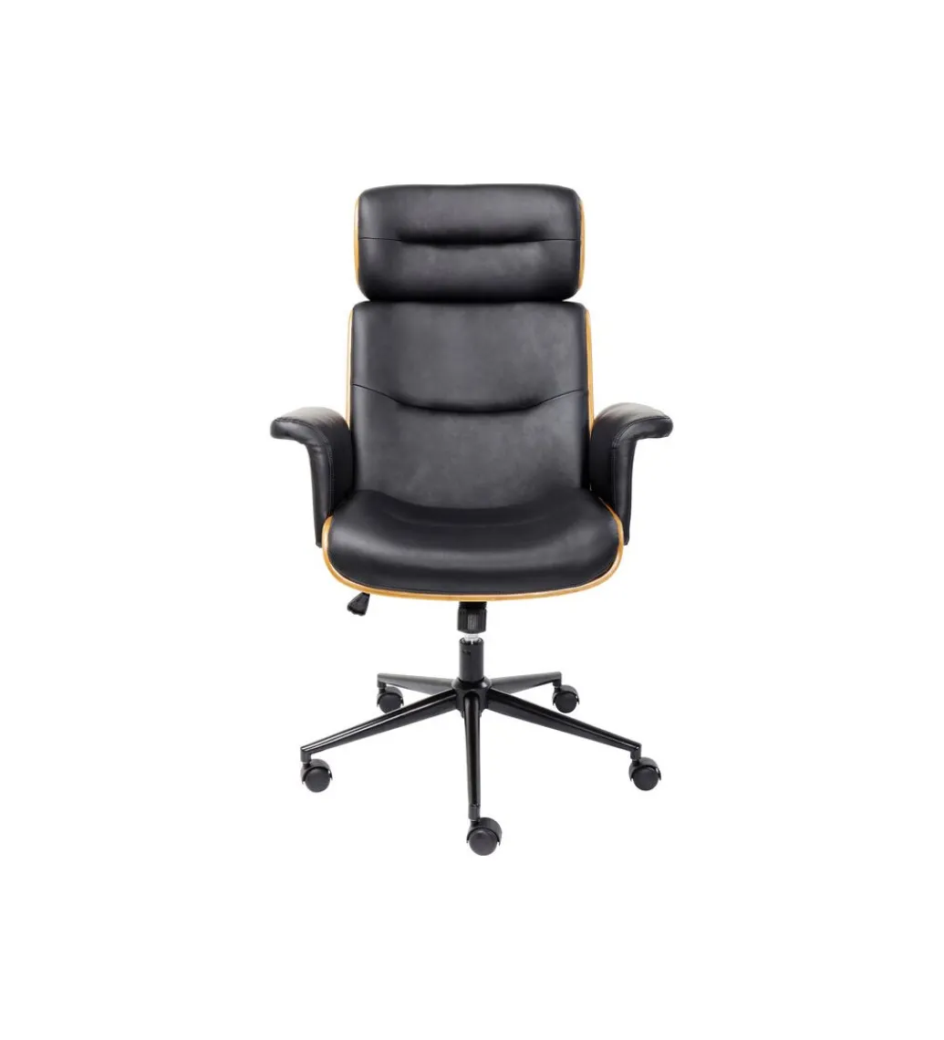 KARE Fotel biurowy Check out czarny