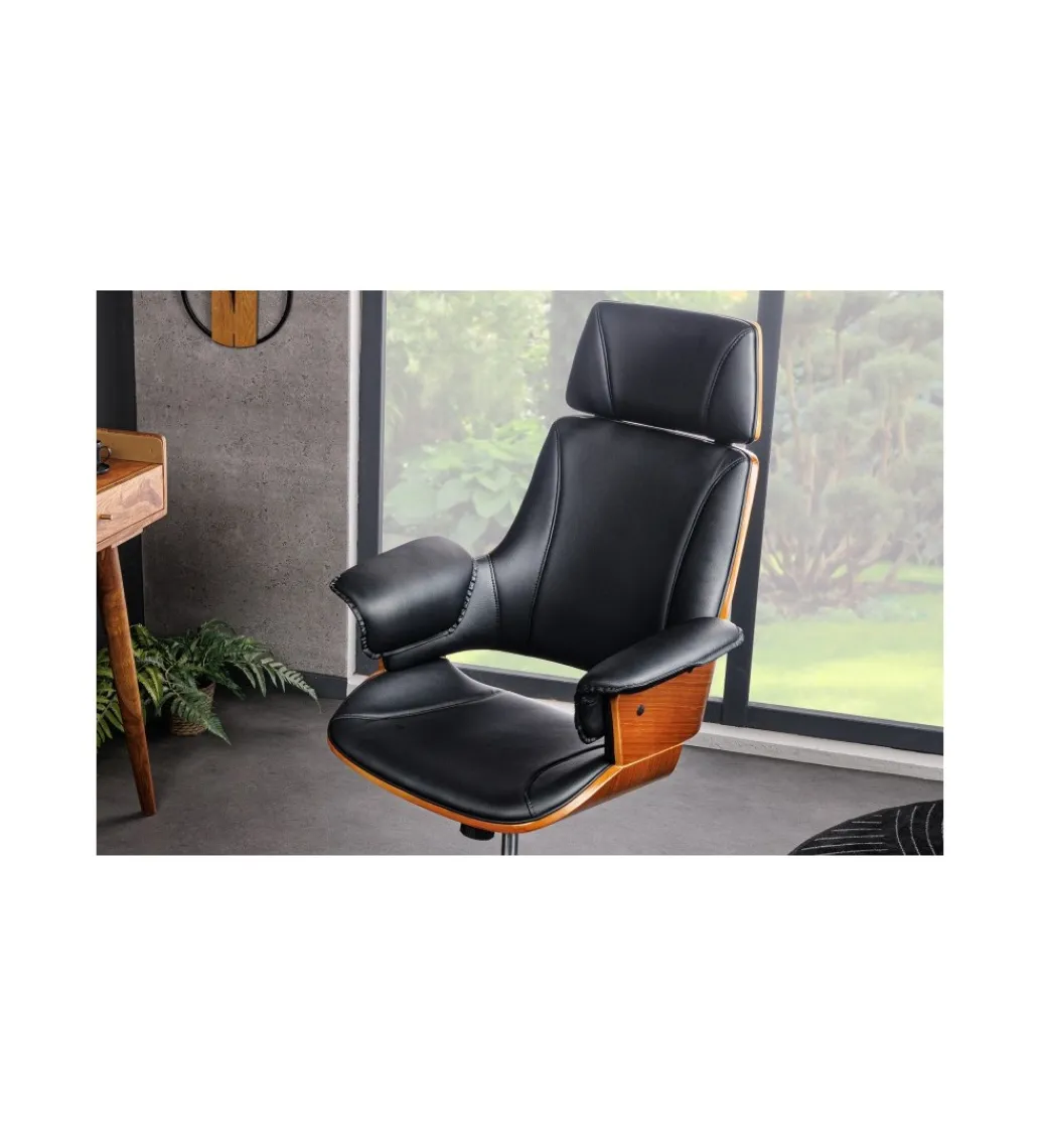 Invicta Interior Fotel biurowy SPLIT czarny