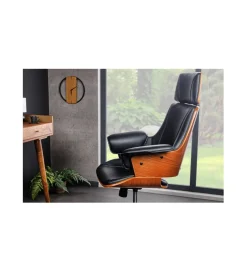 Invicta Interior Fotel biurowy SPLIT czarny