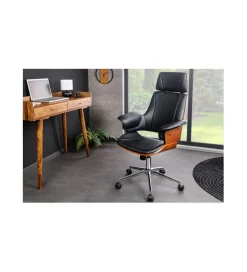 Invicta Interior Fotel biurowy SPLIT czarny