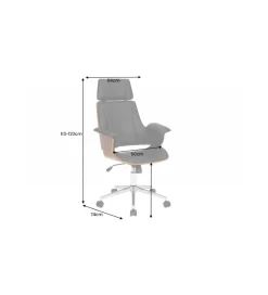 Invicta Interior Fotel biurowy SPLIT czarny