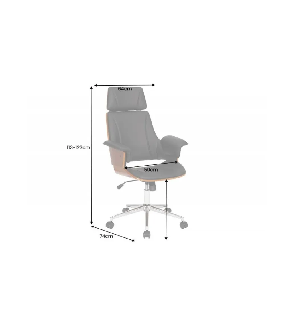 Invicta Interior Fotel biurowy SPLIT czarny