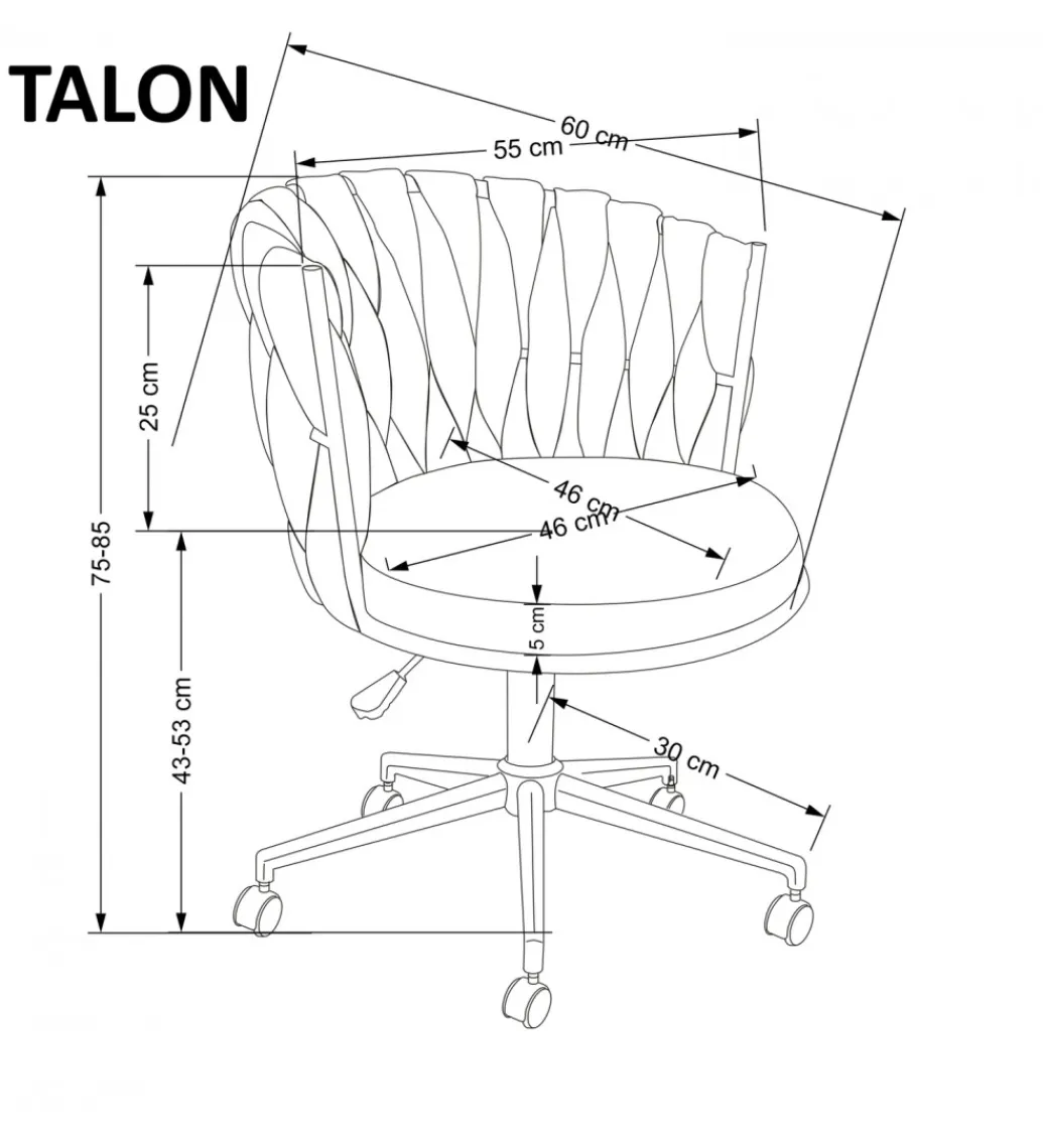 Halmar Fotel biurowy TALON beżowy