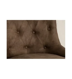Invicta Interior Fotel biurowy Victorian brązowy