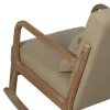Zona-Design Fotel bujany GLIDIER 80 cm naturalny beżowy