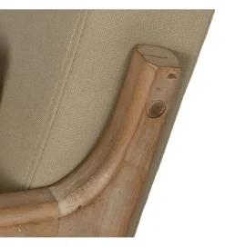 Zona-Design Fotel bujany GLIDIER 80 cm naturalny beżowy