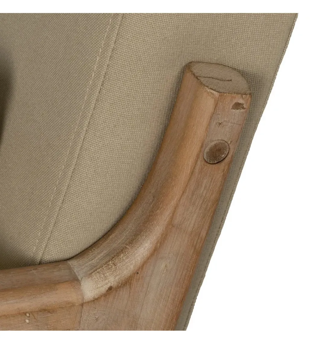 Zona-Design Fotel bujany GLIDIER 80 cm naturalny beżowy