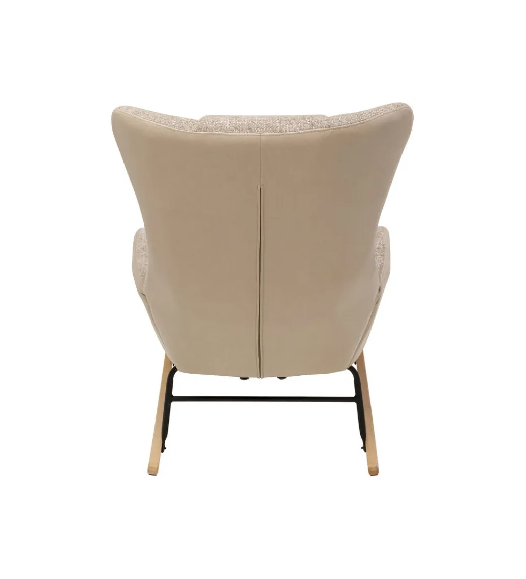 KARE Fotel bujany ROMEO 99 cm beżowy