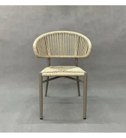 Zona-Design Fotel CAROI naturalno-szary