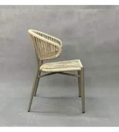 Zona-Design Fotel CAROI naturalno-szary
