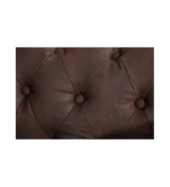 Invicta Interior Fotel Chesterfield 105 Cm Brąz Vintage
