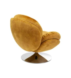 KARE Fotel COSY 86 cm bursztynowy