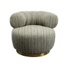 KARE Fotel COUTURE STRIPES 70 cm niebieski