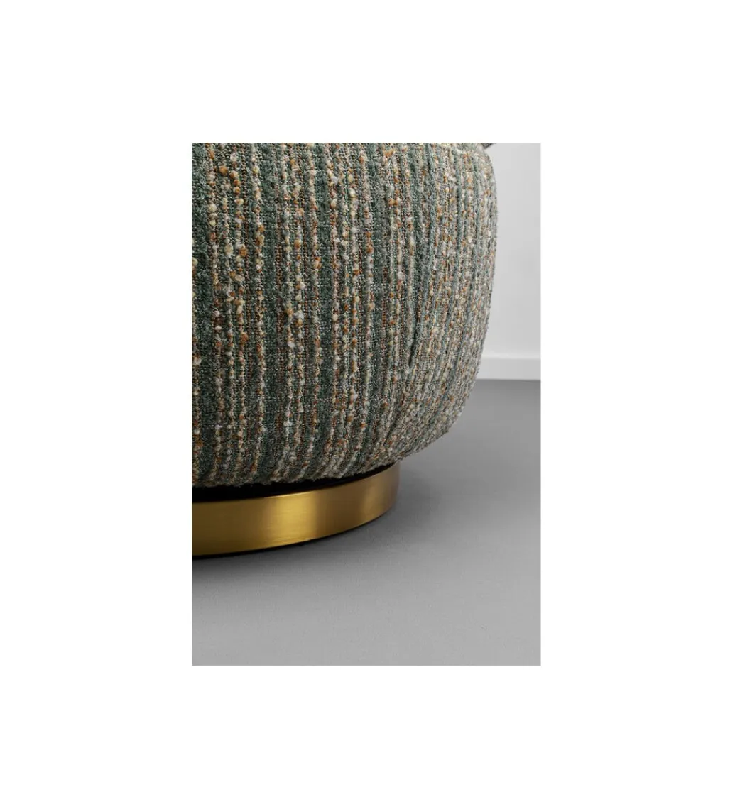 KARE Fotel COUTURE STRIPES 70 cm niebieski