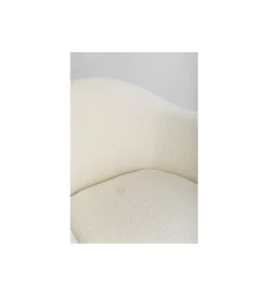 KARE Fotel Dreamy Bouclé 110 cm kremowy
