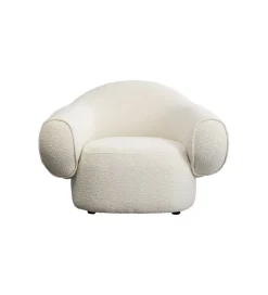 KARE Fotel Dreamy Bouclé 110 cm kremowy