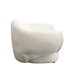 KARE Fotel Dreamy Bouclé 110 cm kremowy