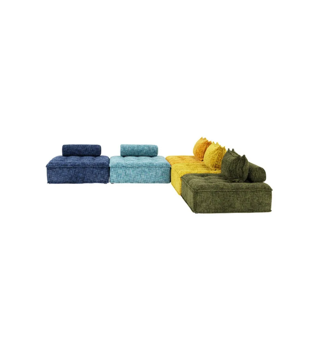 KARE Fotel ELEMENT PORTOFINO 106 cm ciemnozielony