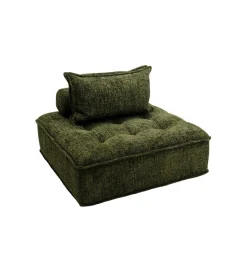 KARE Fotel ELEMENT PORTOFINO 106 cm ciemnozielony