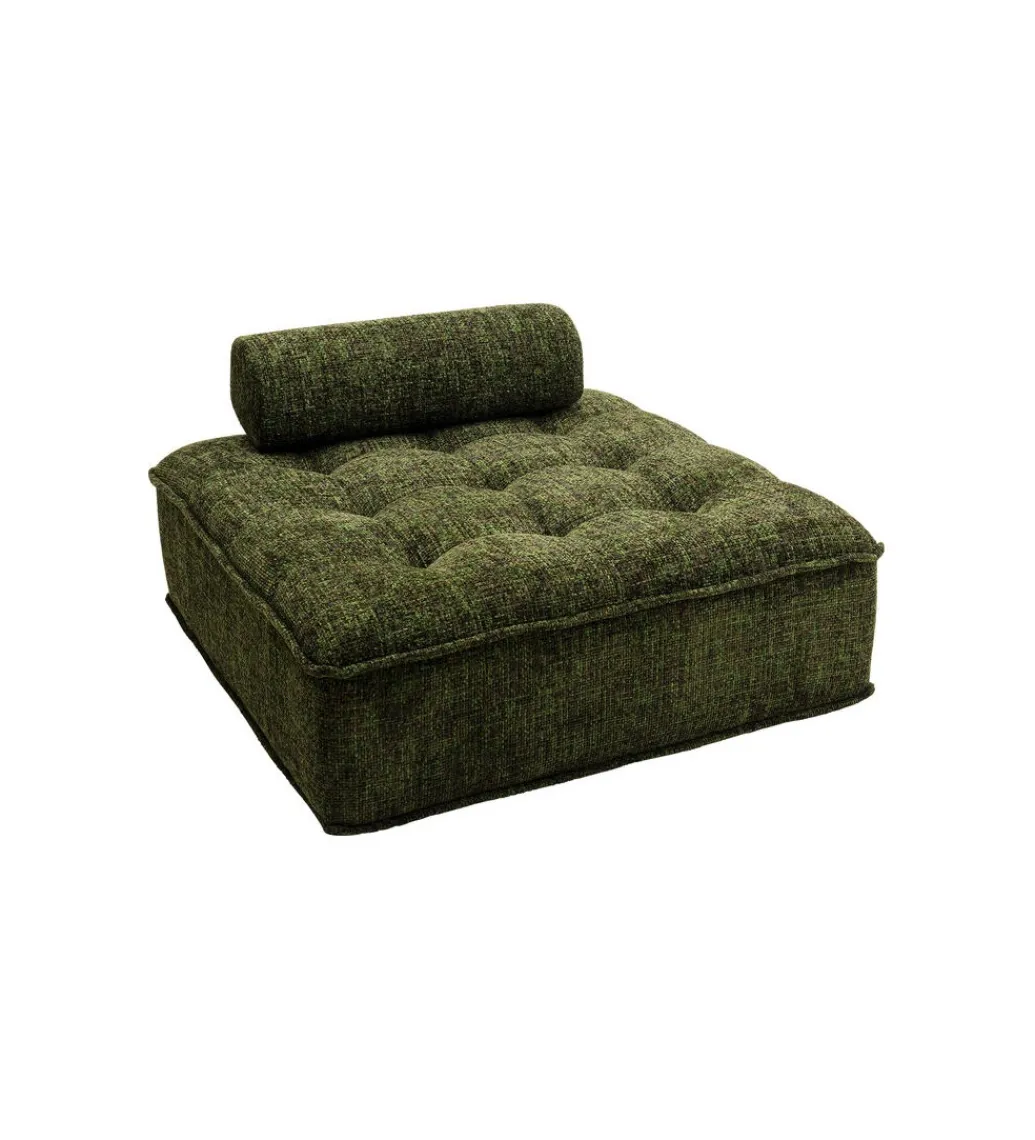 KARE Fotel ELEMENT PORTOFINO 106 cm ciemnozielony