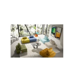 KARE Fotel ELEMENT PORTOFINO 106 cm żółty