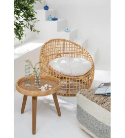 J-Line Fotel ELISE rattan