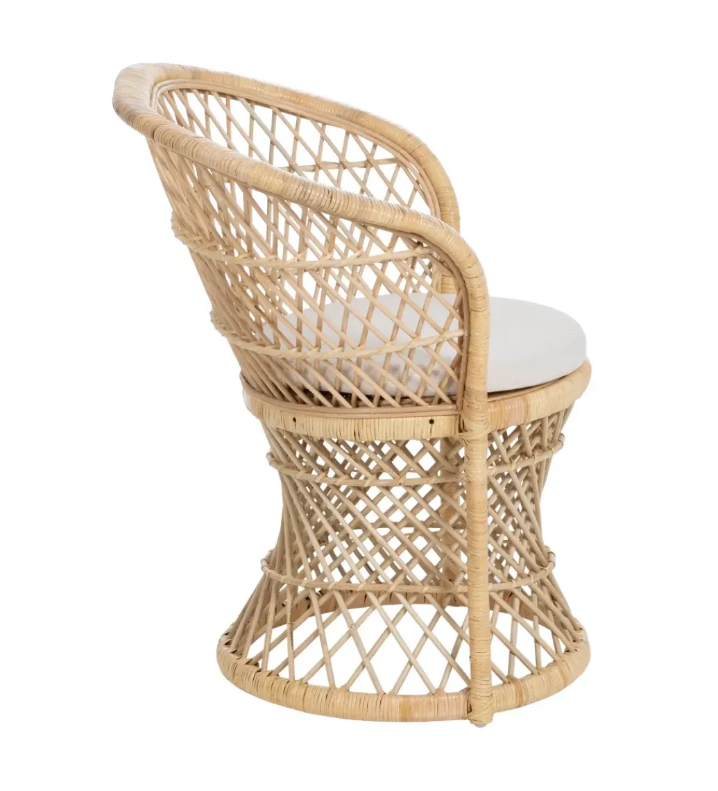 Zona-Design Fotel ENSO 84 cm ratan naturalny