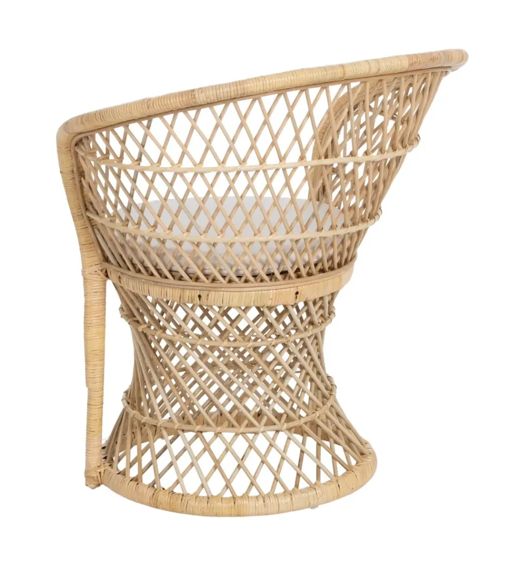 Zona-Design Fotel ENSO 84 cm ratan naturalny