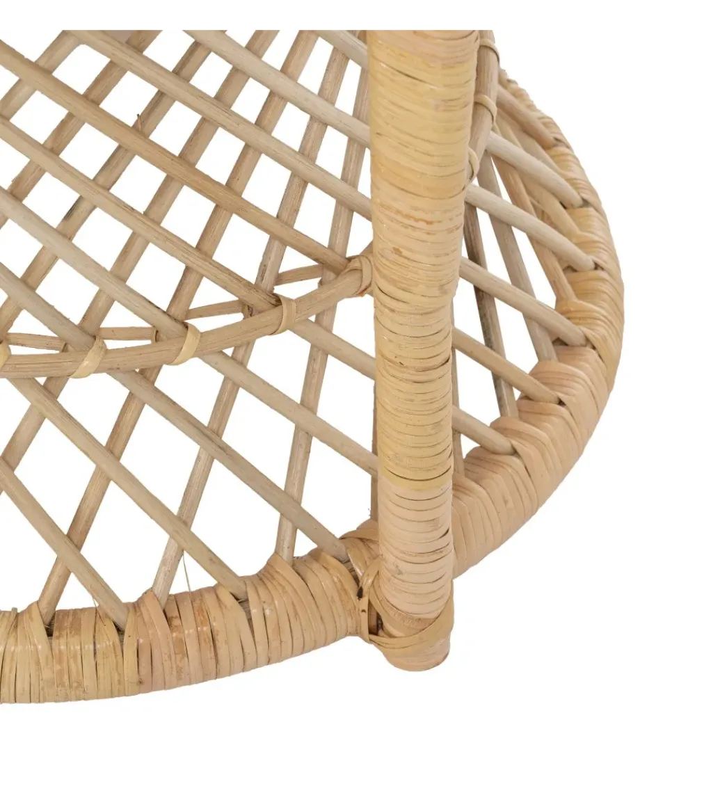 Zona-Design Fotel ENSO 84 cm ratan naturalny