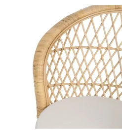 Zona-Design Fotel ENSO 84 cm ratan naturalny