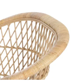 Zona-Design Fotel ENSO 84 cm ratan naturalny