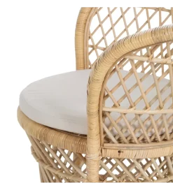 Zona-Design Fotel ENSO 84 cm ratan naturalny