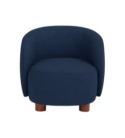 Zona-Design Fotel ESTAMPADO 62 cm granatowy
