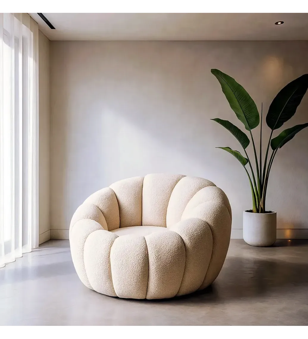 Zona-Design Fotel FAHKA 92 cm beżowy