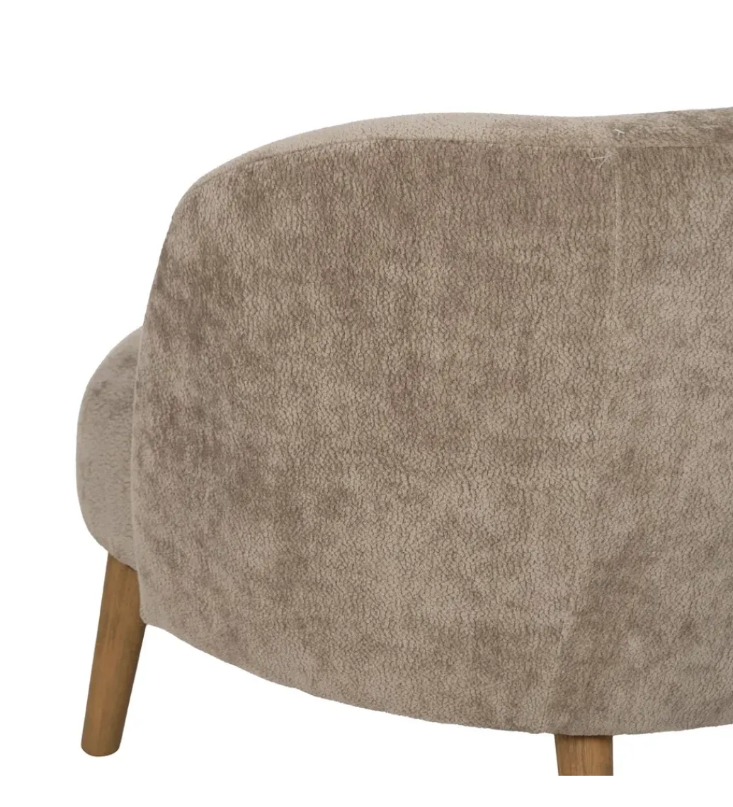 Zona-Design Fotel GRID drewno brzozowe brązowy