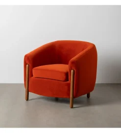 Zona-Design Fotel HERMANEZ 81 cm czerwony